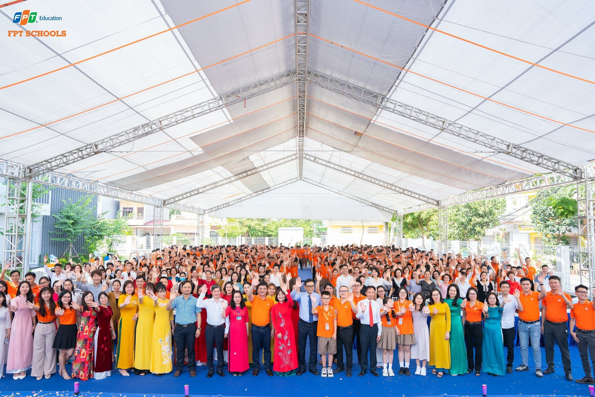 Teachers and students of FPT Schools Hai Phong attended the opening ceremony for the academic year 2022 - 2023