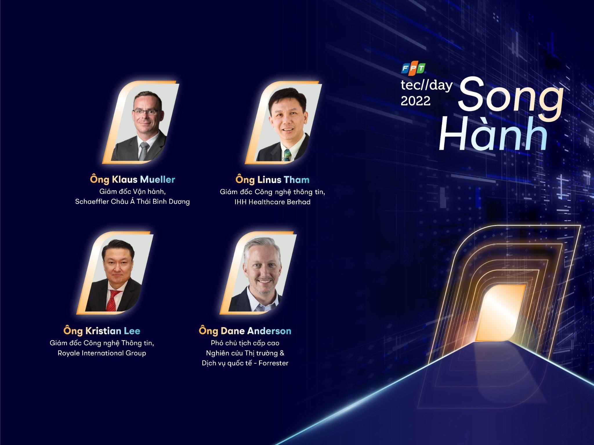 Dàn diễn giả quốc tế xuất hiện tại FPT Techday 2022