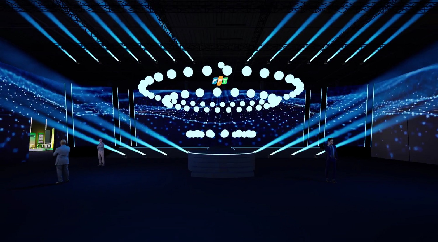 Không gian trình diễn 3D mapping tại FPT Techday 2022