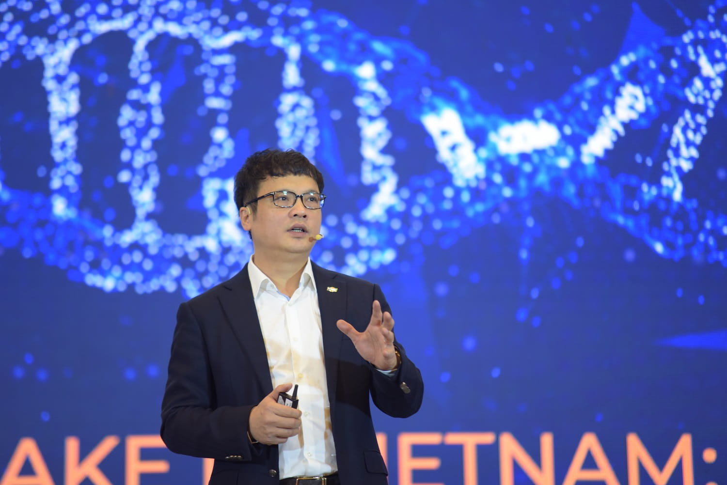 Ông Nguyễn Văn Khoa, Tổng Giám đốc FPT chia sẻ tại sự kiện VFTE 2022