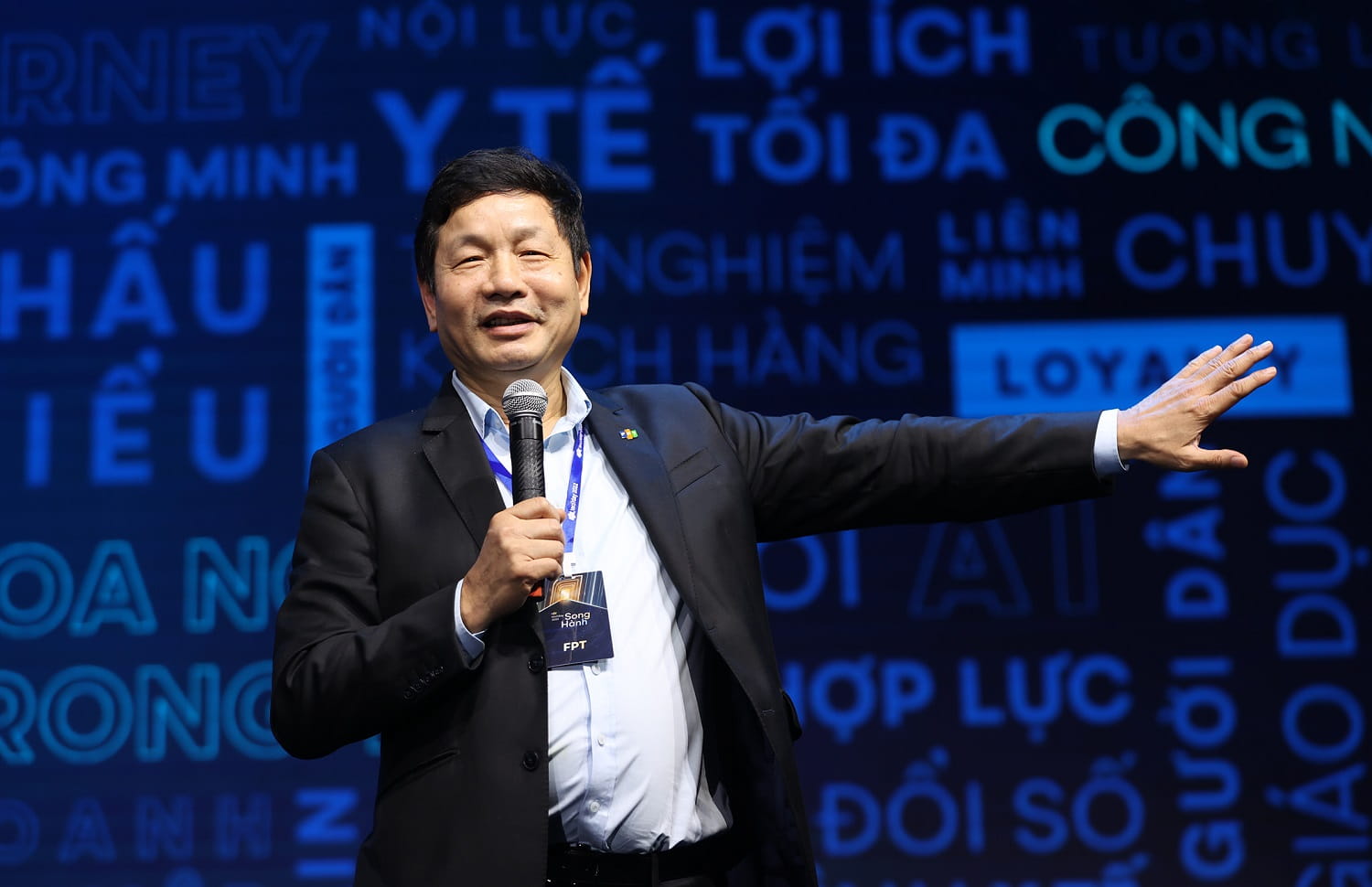 Ông Trương Gia Bình Chủ tịch HĐQT FPT chia sẻ tại FPT Techday 2022