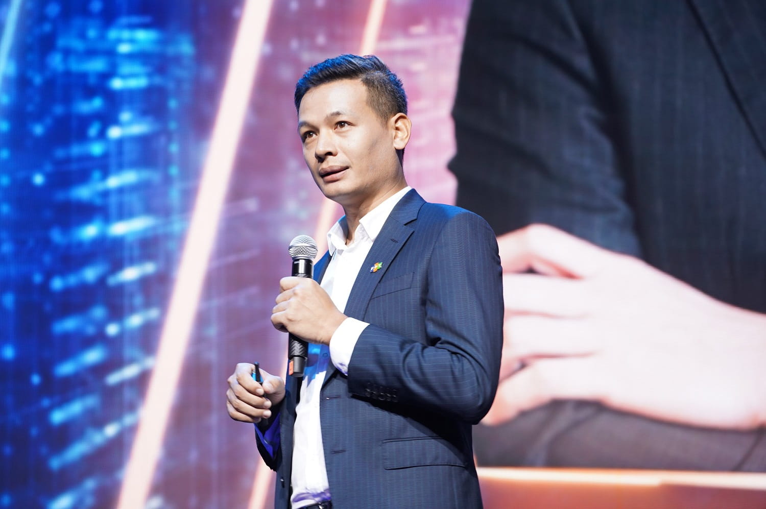Ông Vũ Anh Tú, Giám đốc Công nghệ FPT chia sẻ tại Diễn đàn Công nghệ FPT - FPT Techday 2022