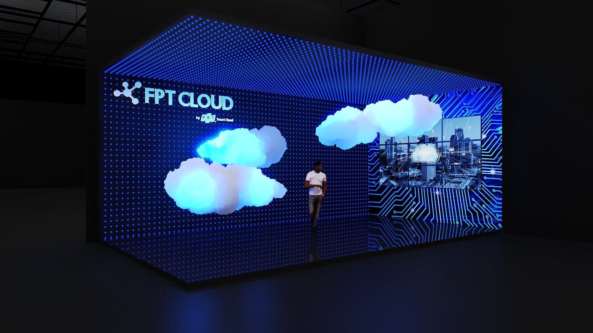 Gian triển lãm công nghệ FPT Cloud từ FPT Smart Cloud
