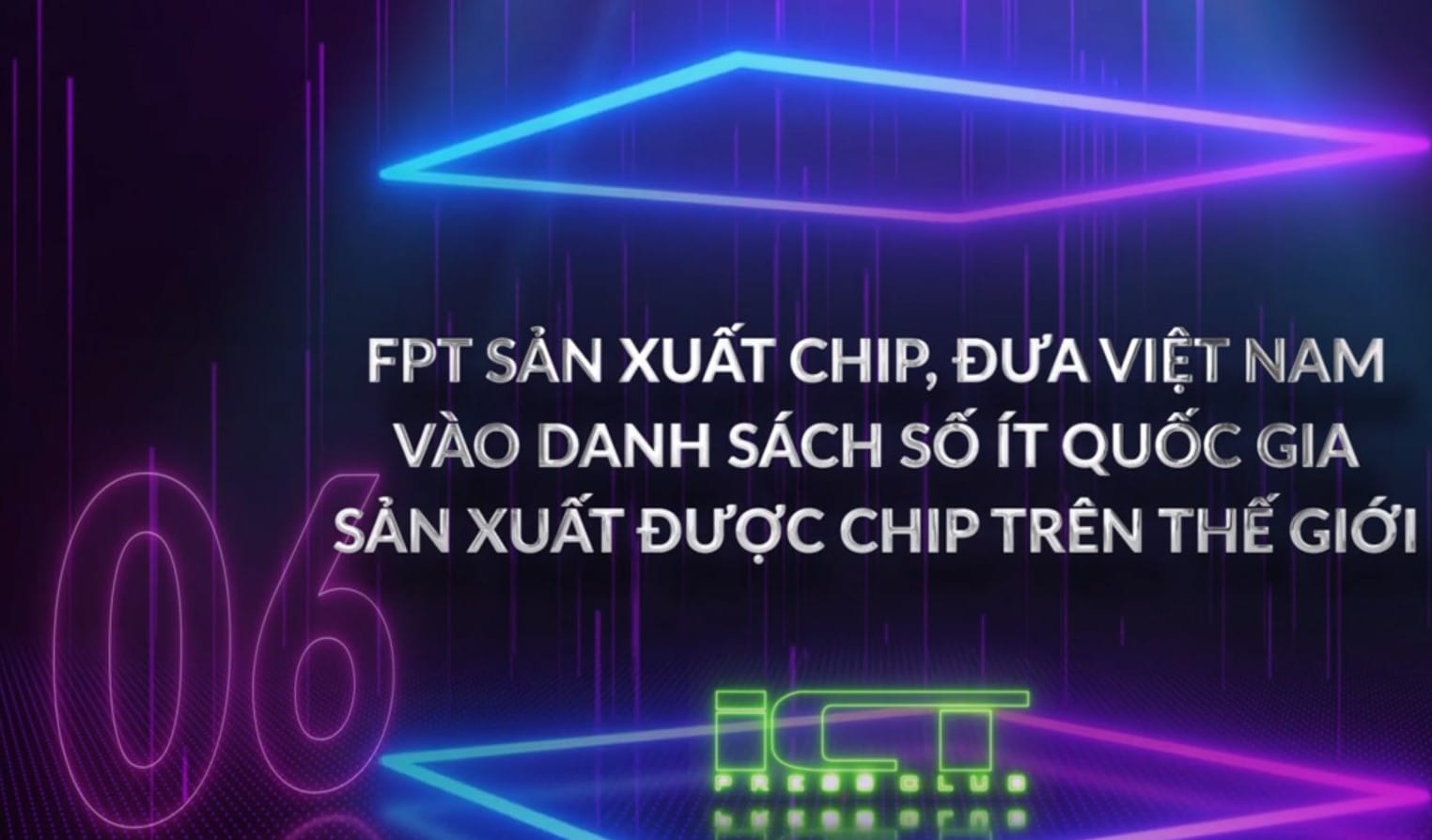 The launch of FPT's microchips ranked 6th out of the ten most outstanding IT milestones in 2022, voted by the Vietnam ICT Press Club