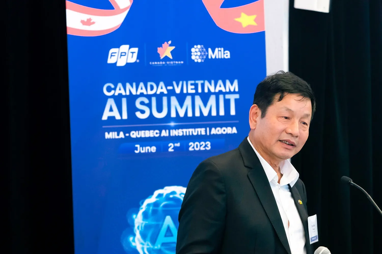 FPT Chairman Dr. Truong Gia Binh speech at AI Canada - Vietnam Summit