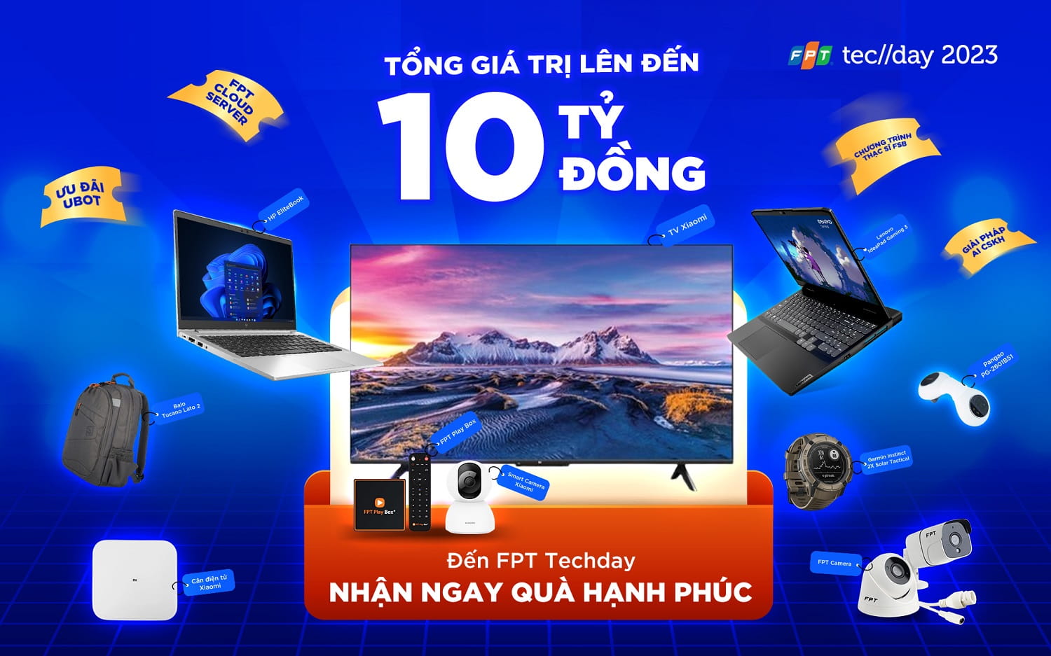 Tổng giải thưởng 10 tỷ