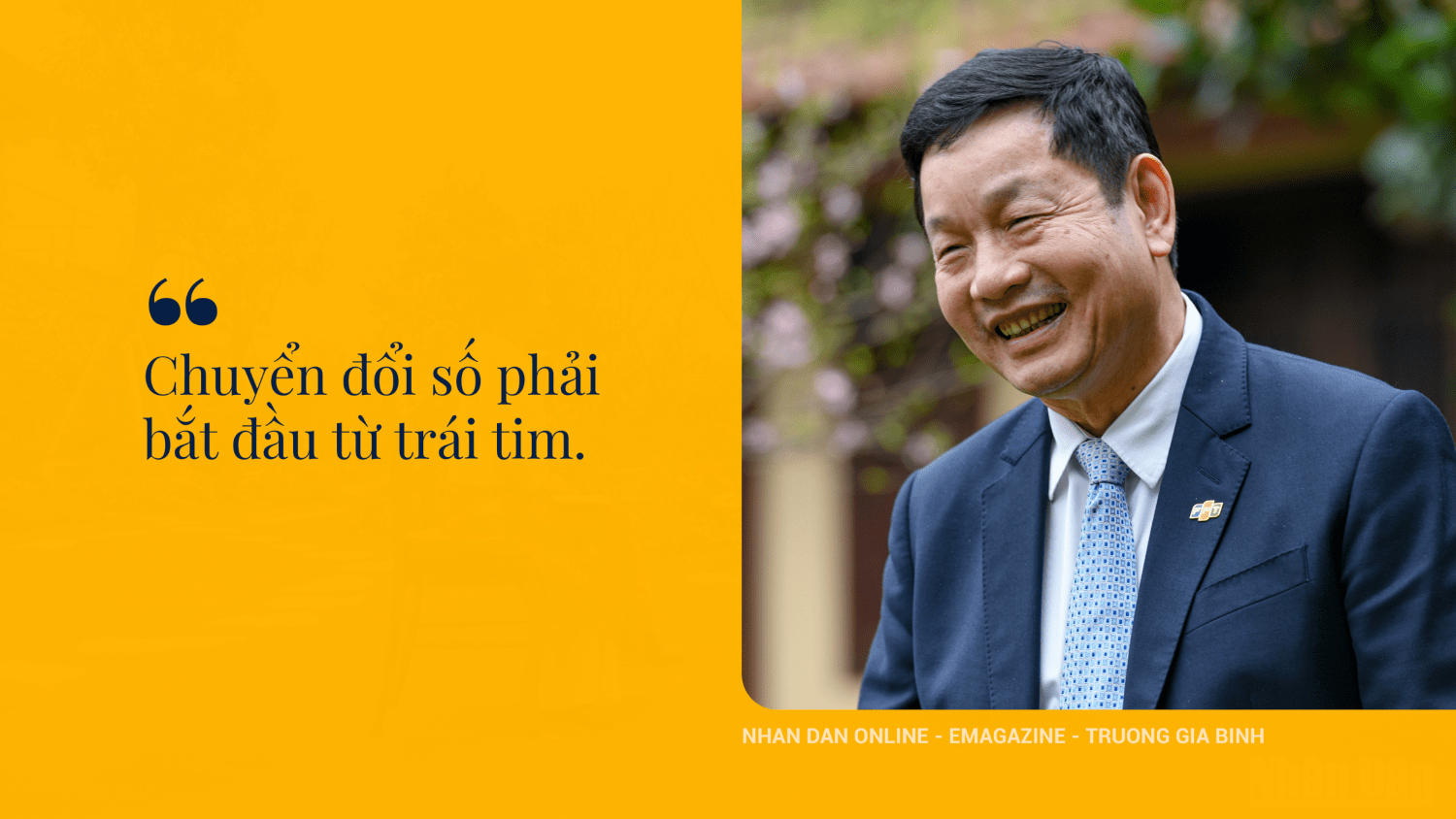 Chủ tịch Trương Gia Bình: Việt Nam có cơ hội đi sau, về trước nếu quyết tâm chuyển đổi số