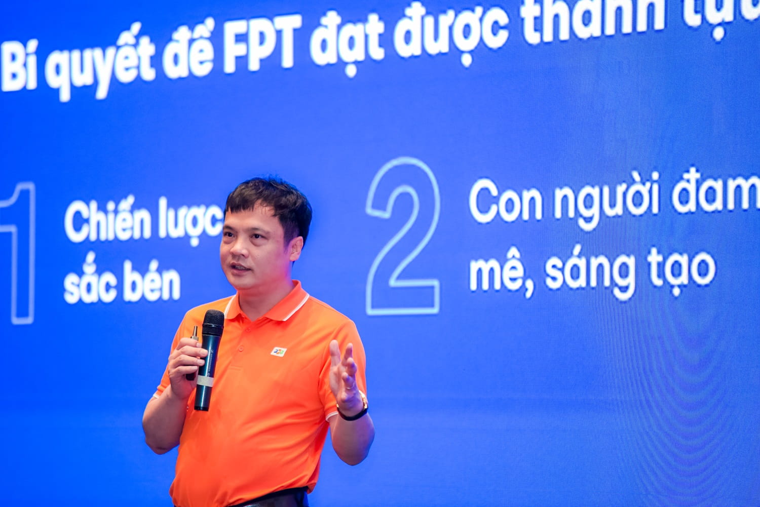 TGĐ FPT Nguyễn Văn Khoa: "FPT có những con số, giấc mơ đầy hoài bão, mọi người không tin nhưng chúng tôi đều chinh phục được."