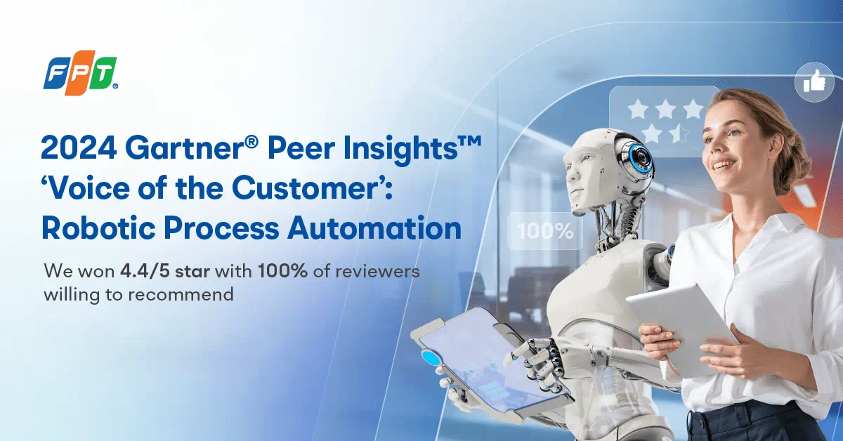 FPT Software recognized with 100 percent Willingness to Recommend rate in 2024 Gartner® Peer Insights