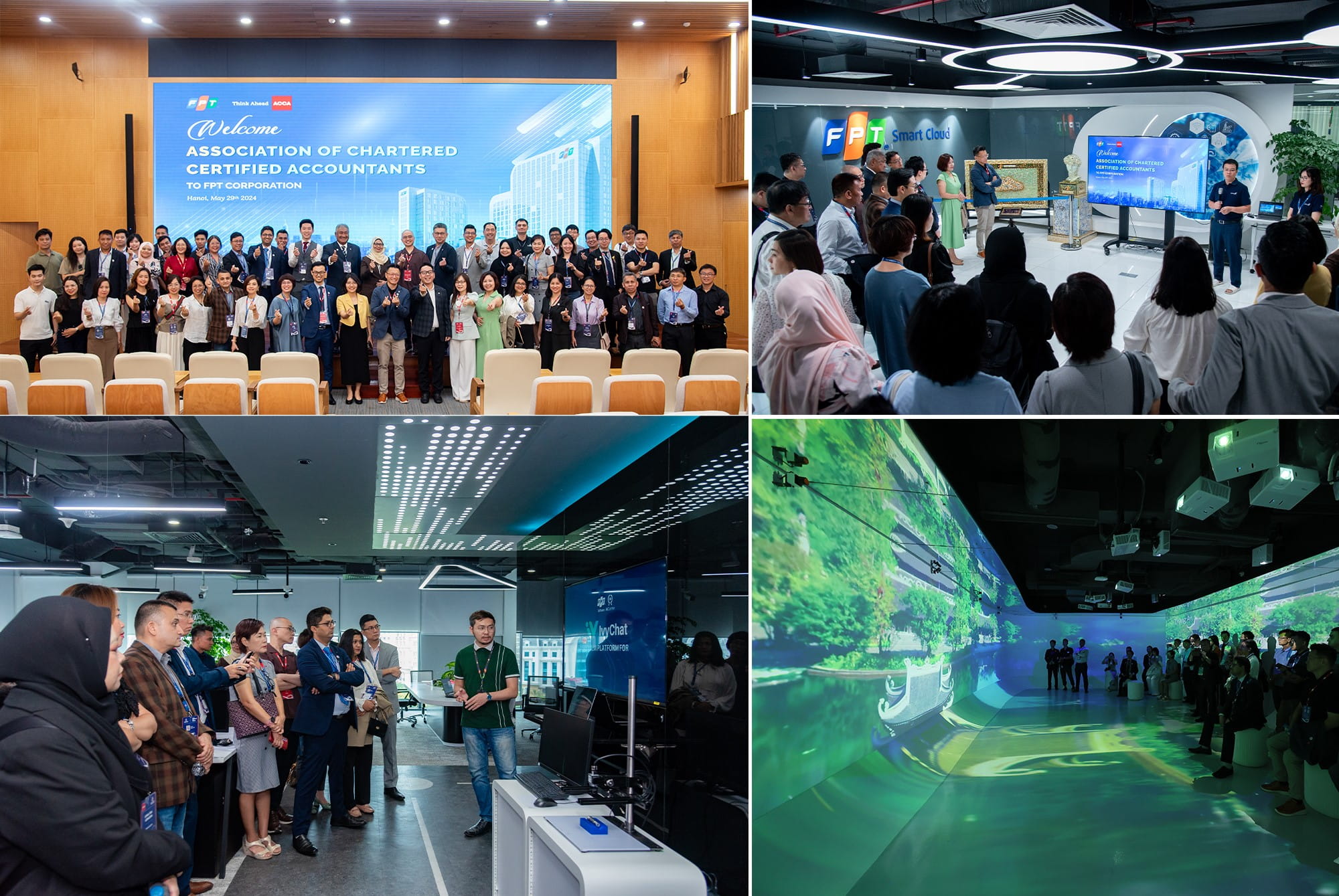 ACCA members visited FPT and its member companies on May 29.