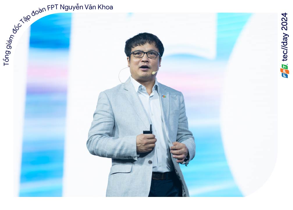 Tổng Giám đốc FPT Nguyễn Văn Khoa tại phiên hội thảo chiều ngày 14/11 trong khuôn khổ Diễn đàn công nghệ quốc tế FPT 2024