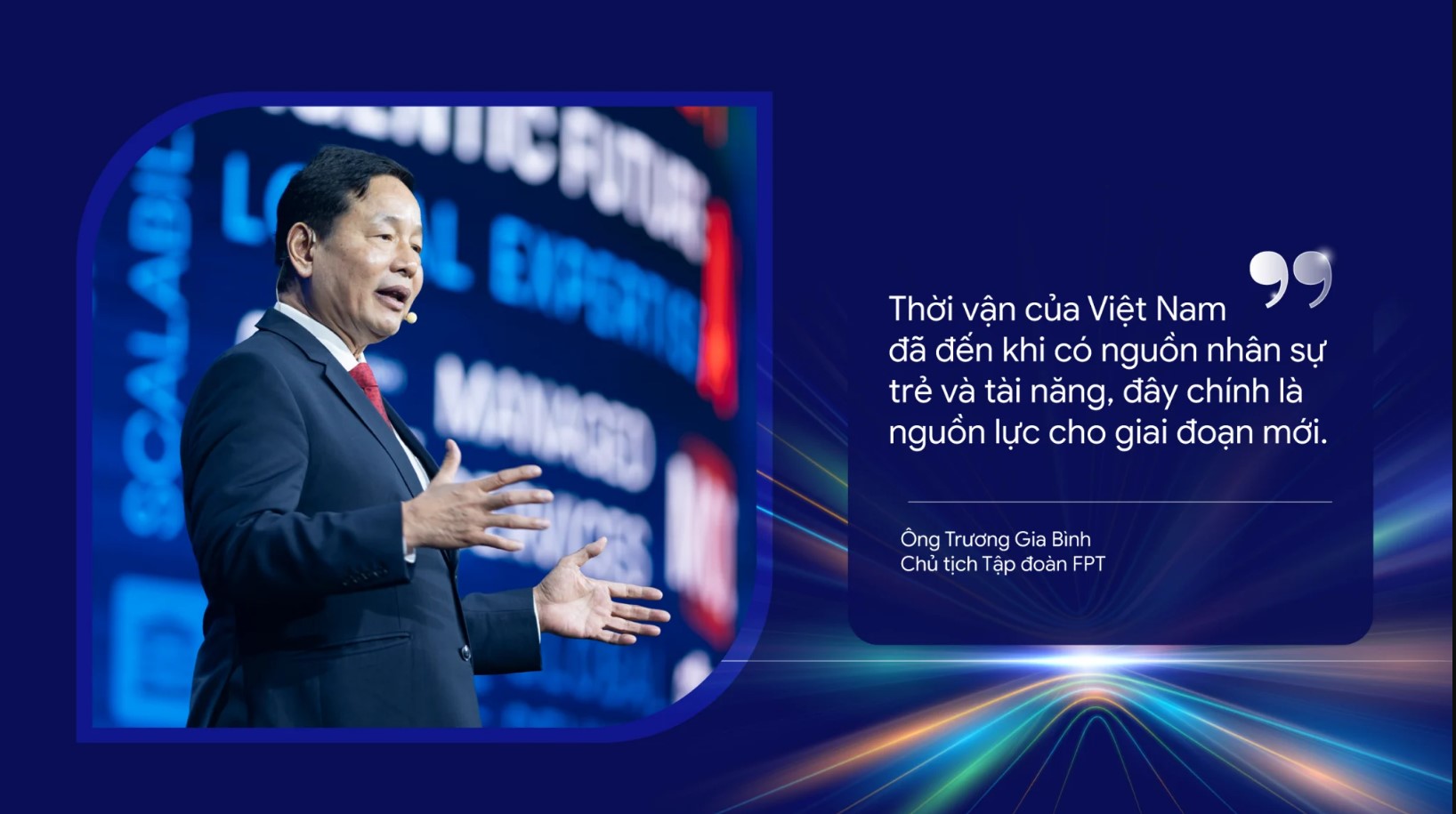 Ông Trương Gia Bình Chủ tịch HĐQT FPT