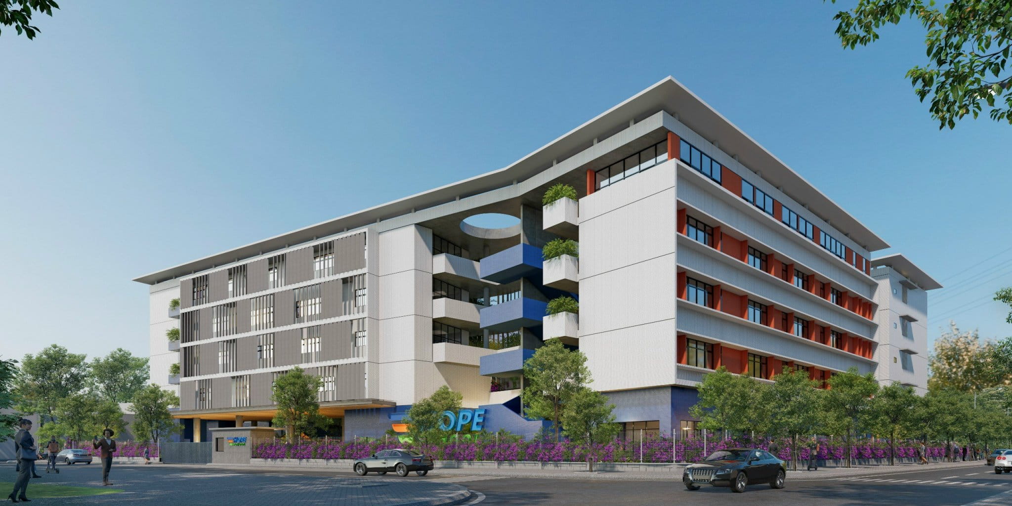 Perspective of the new Hope School project, expected to be inaugurated this year (2024). Photo: Hope School
