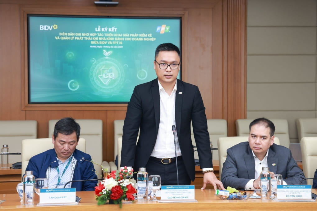Anh Đào Hồng Giang, đại diện Tập đoàn FPT