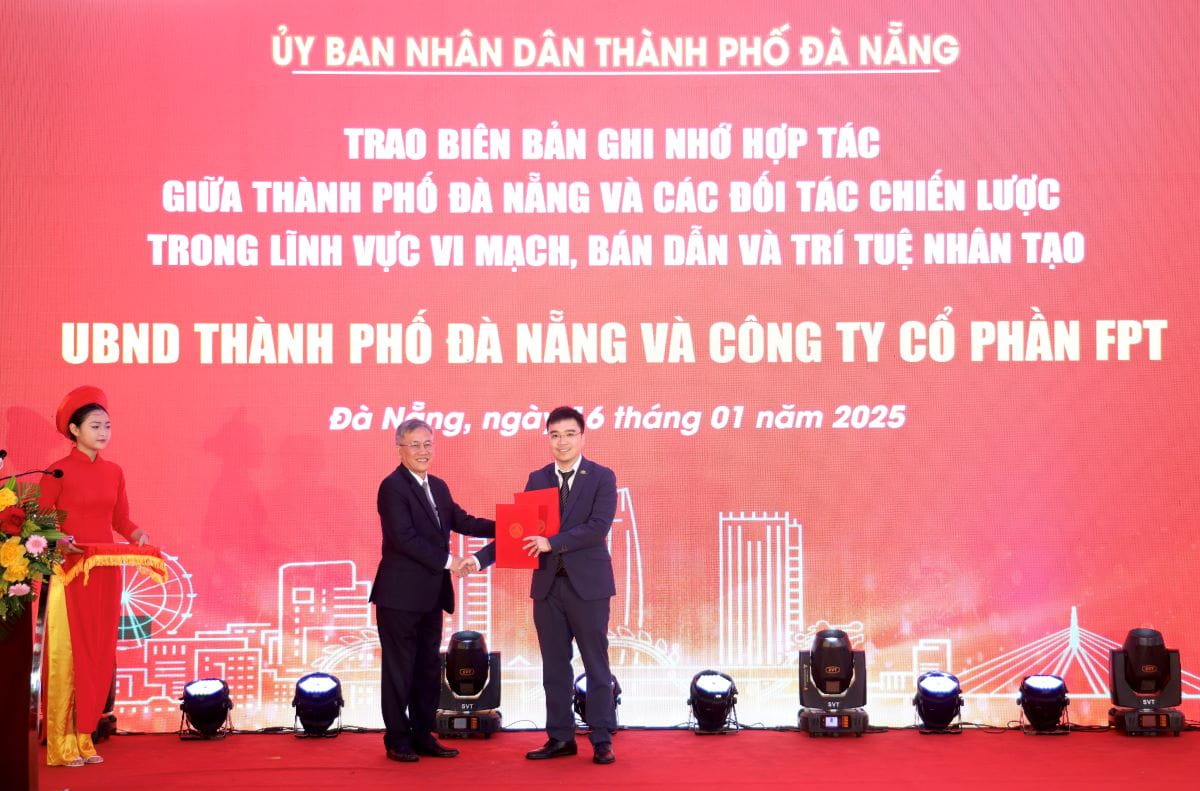 FPT Corporation has officially become Da Nang City's strategic partner in semiconductors and AI.