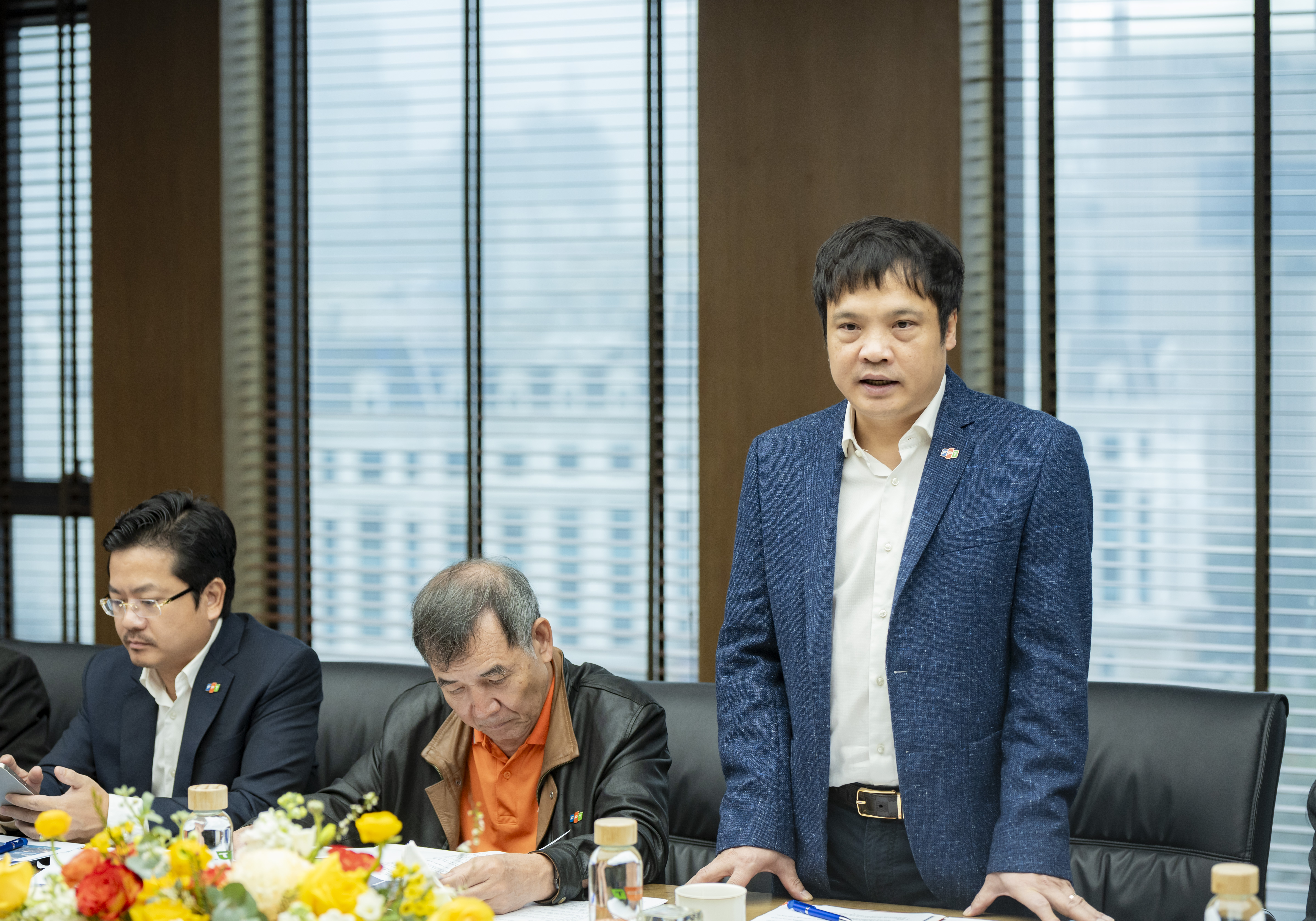 FPT CEO Nguyen Van Khoa at the event.