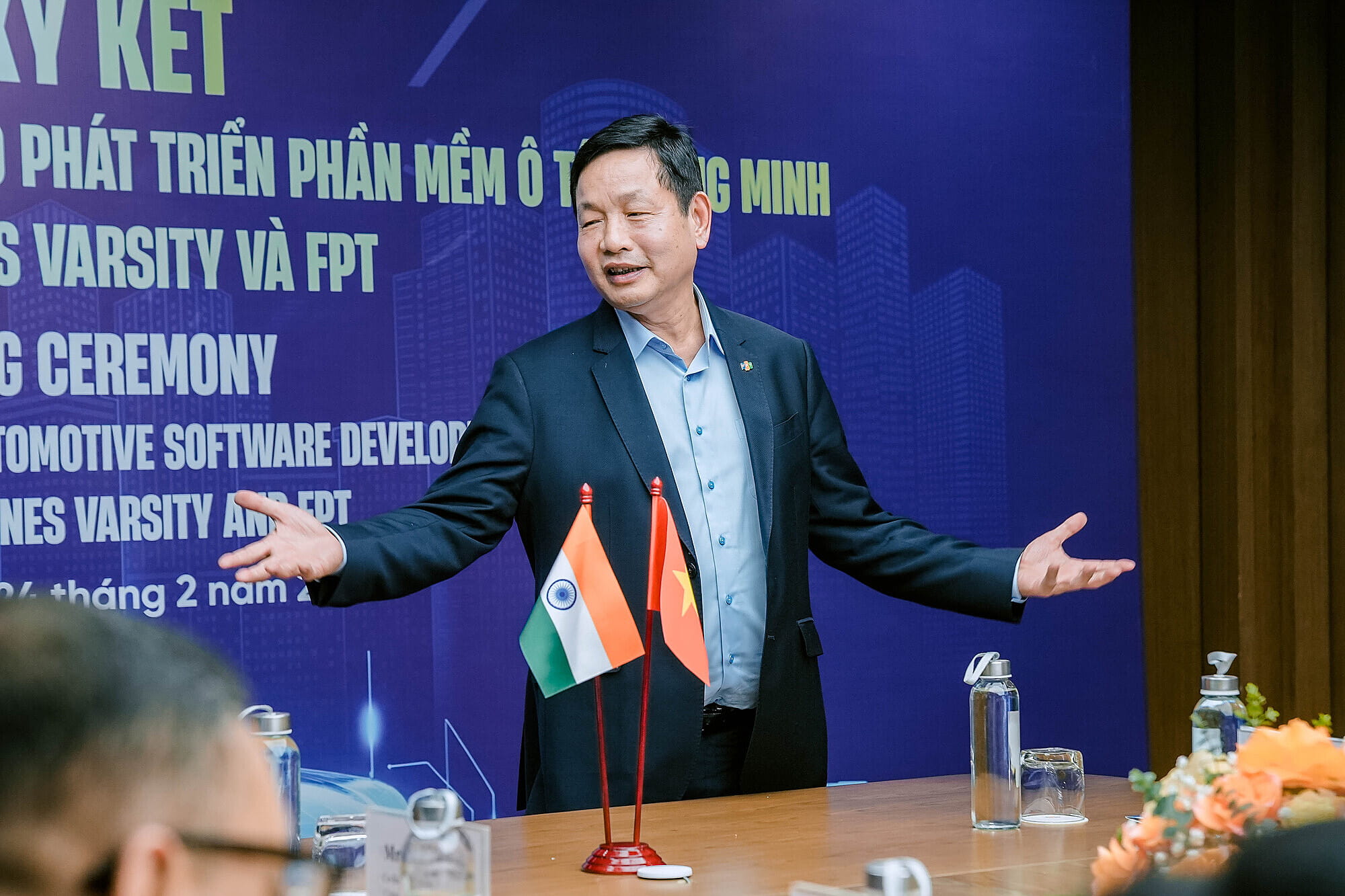 Chủ tịch FPT cho biết việc hợp tác sẽ giúp đào tạo nguồn nhân lực chất lượng cao tại Việt Nam.
