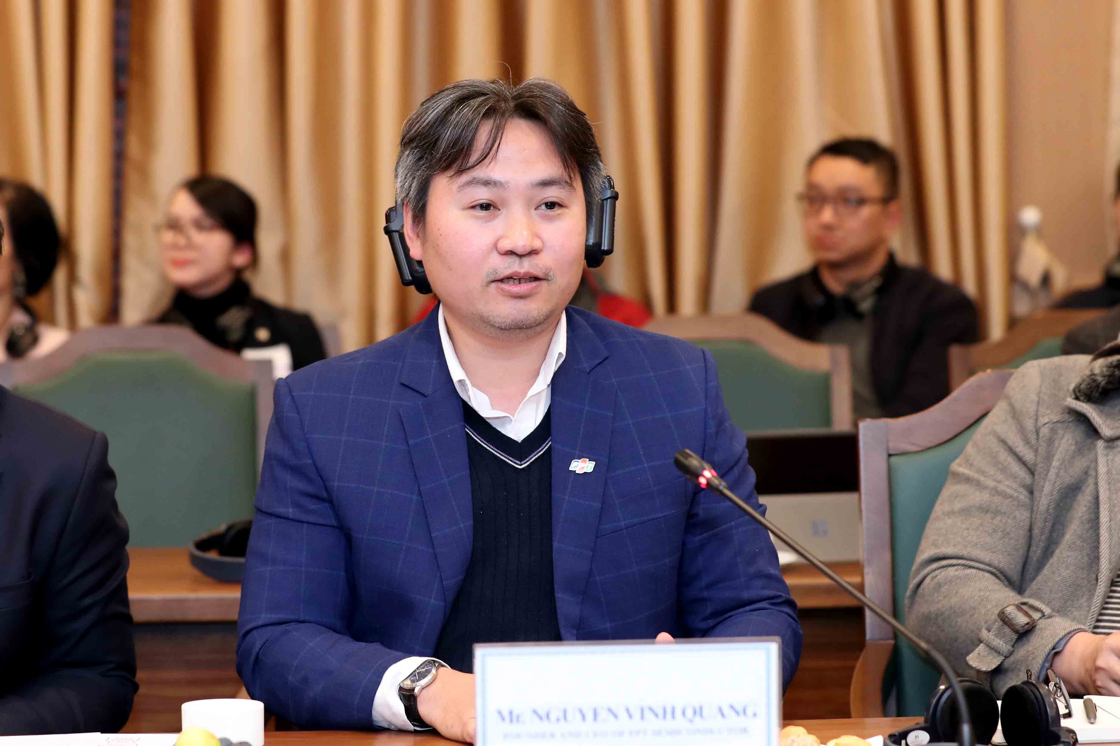 Ông Nguyễn Vinh Quang, Tập đoàn FPT cam kết tập đoàn sẽ tiếp tục mở rộng hợp tác, đẩy mạnh đổi mới sáng tạo nhằm nâng cao vị thế của Việt Nam trên bản đồ bán dẫn thế giới