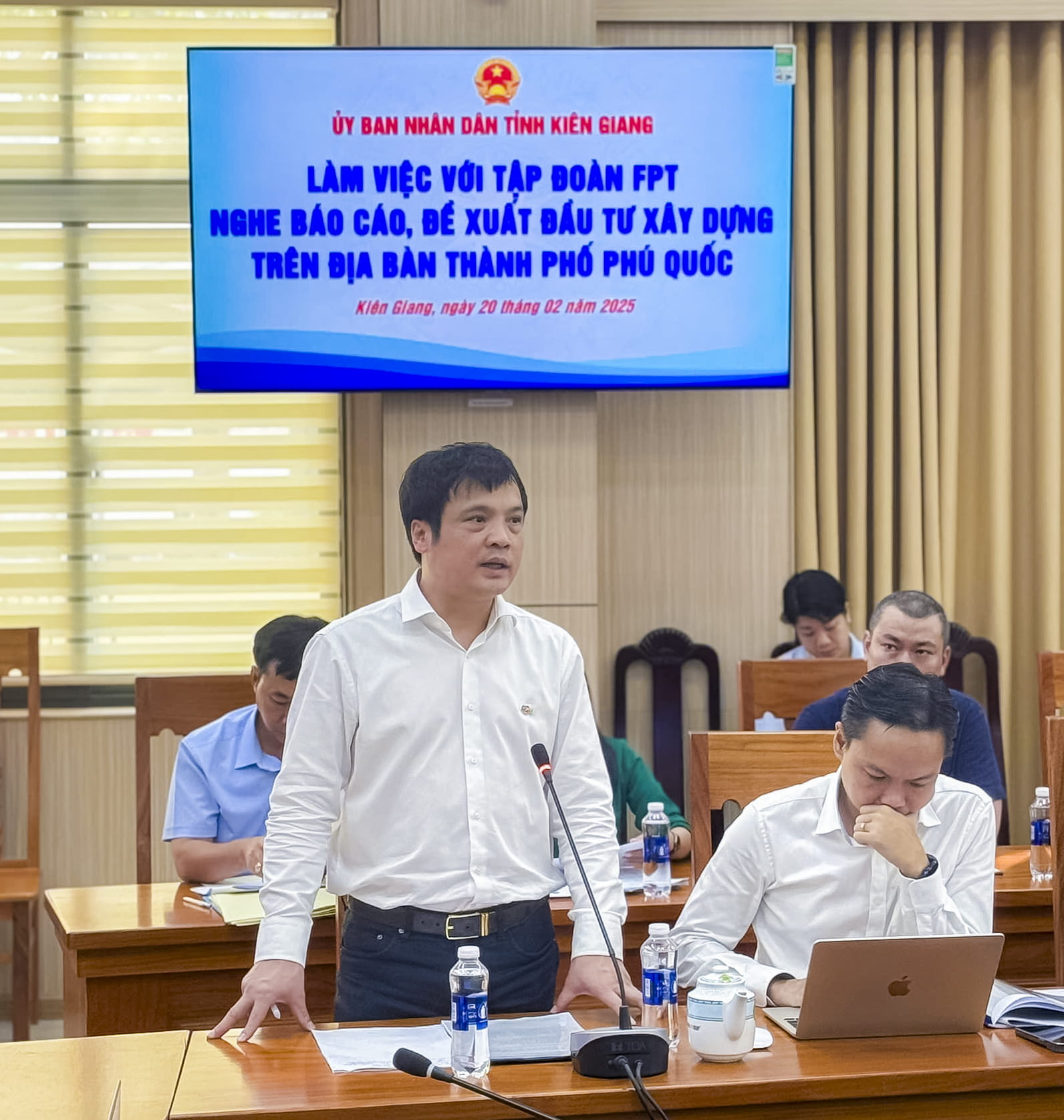 Tổng giám đốc FPT - ông Nguyễn Văn Khoa phát biểu tại sự kiện.
