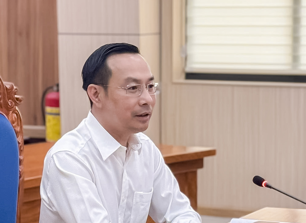 Mr. Nguyen Thanh Nhan - Kien Giang Provincial People's Committee Chairman - spoke at the event.