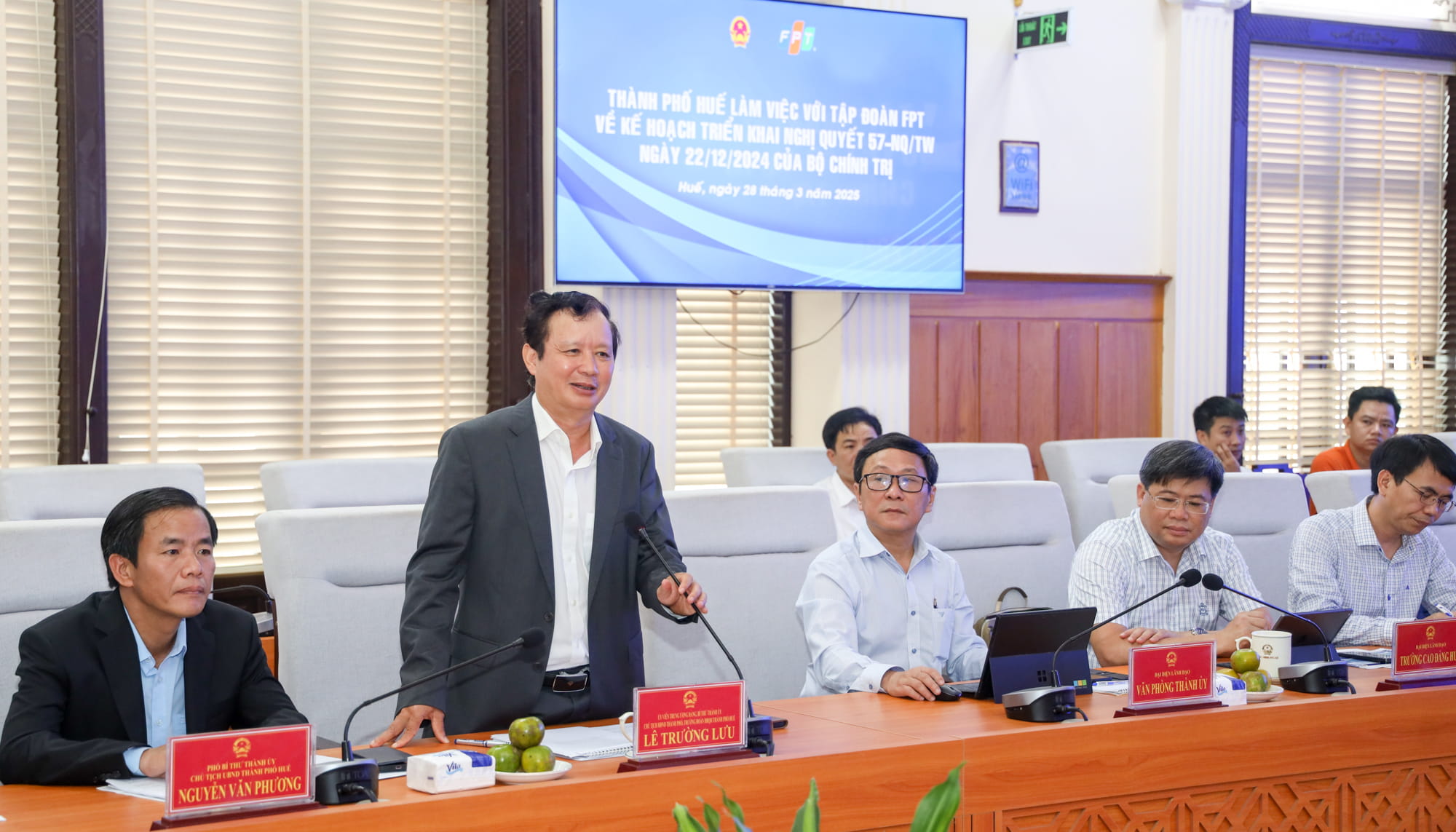 Mr. Le Truong Luu – Secretary of the City Party Committee and Chairman of the People’s Council