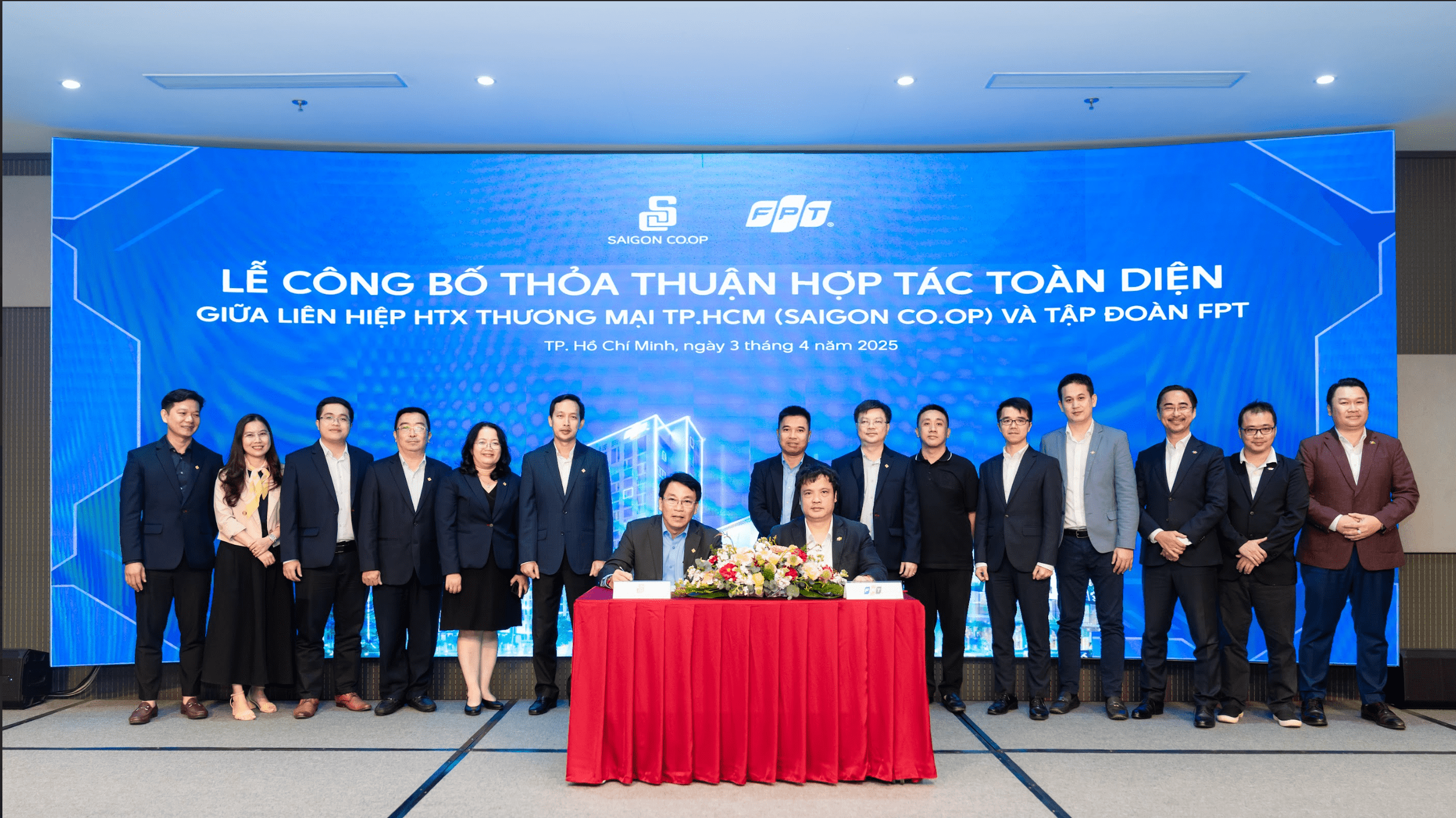 Saigon Co.op và Tập đoàn FPT ký kết Biên bản ghi nhớ thoả thuân hợp tác toàn diện