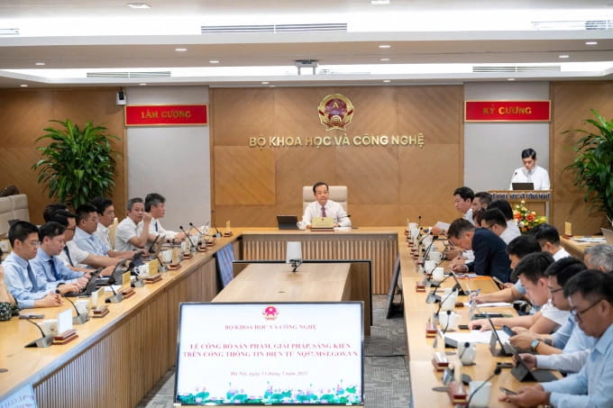 The Ministry of Science and Technology announces selected products, solutions, and initiatives on the official portal nq57.mst.gov.vn – Photo: VGP