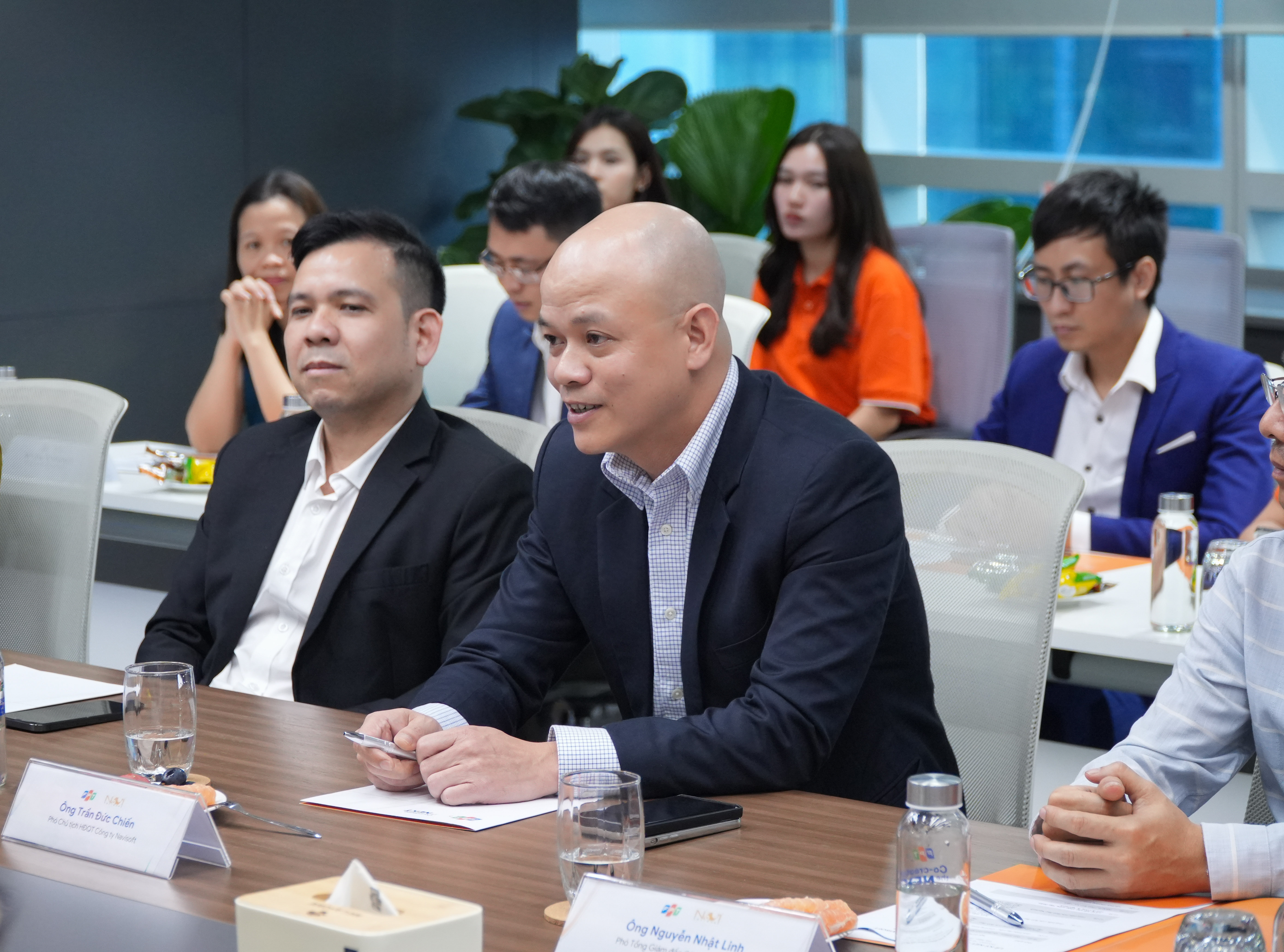 Ông Trần Đức Chiến – Phó Chủ tịch HĐQT Công ty Navisoft cam kết hợp lực cùng FPT dùng công nghệ kiến tạo giá trị cho thị trường tài chính – chứng khoán