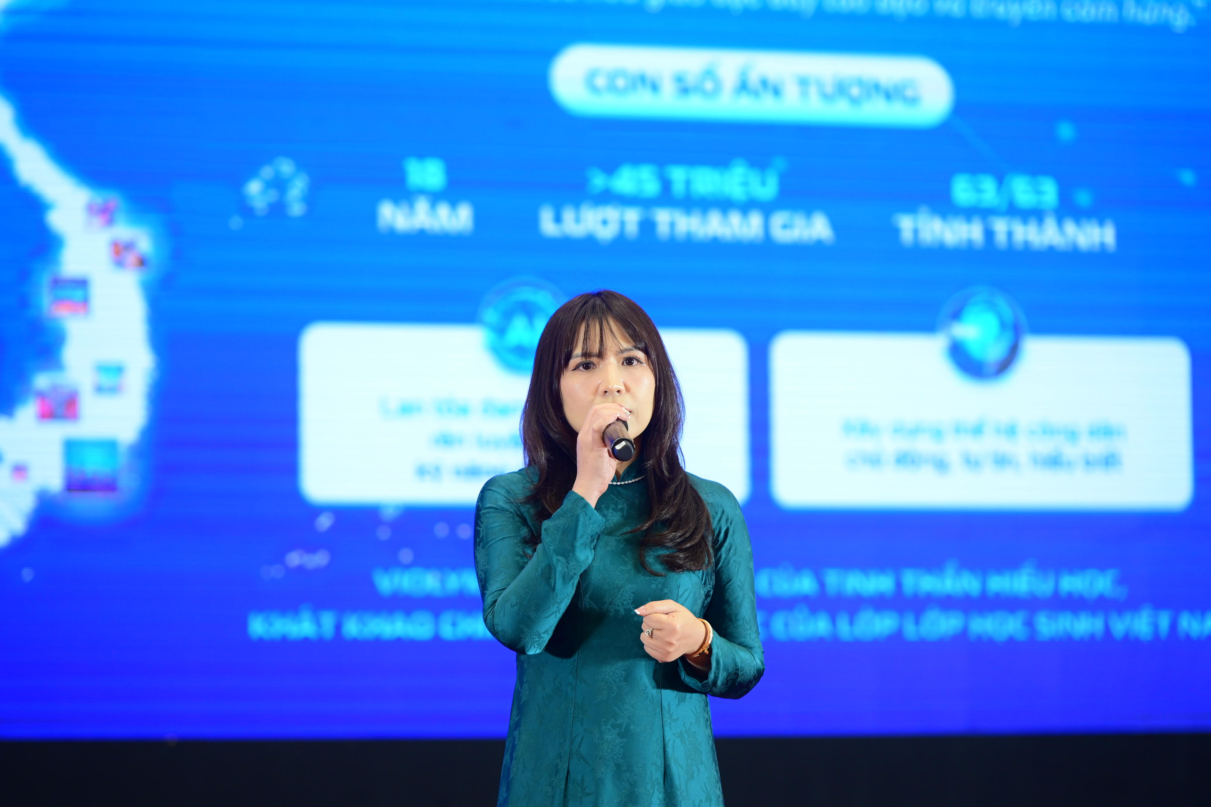 Ms. Nguyen Thi Ngoc – Director of the Violympic Program, FPT IS, FPT Corporation.