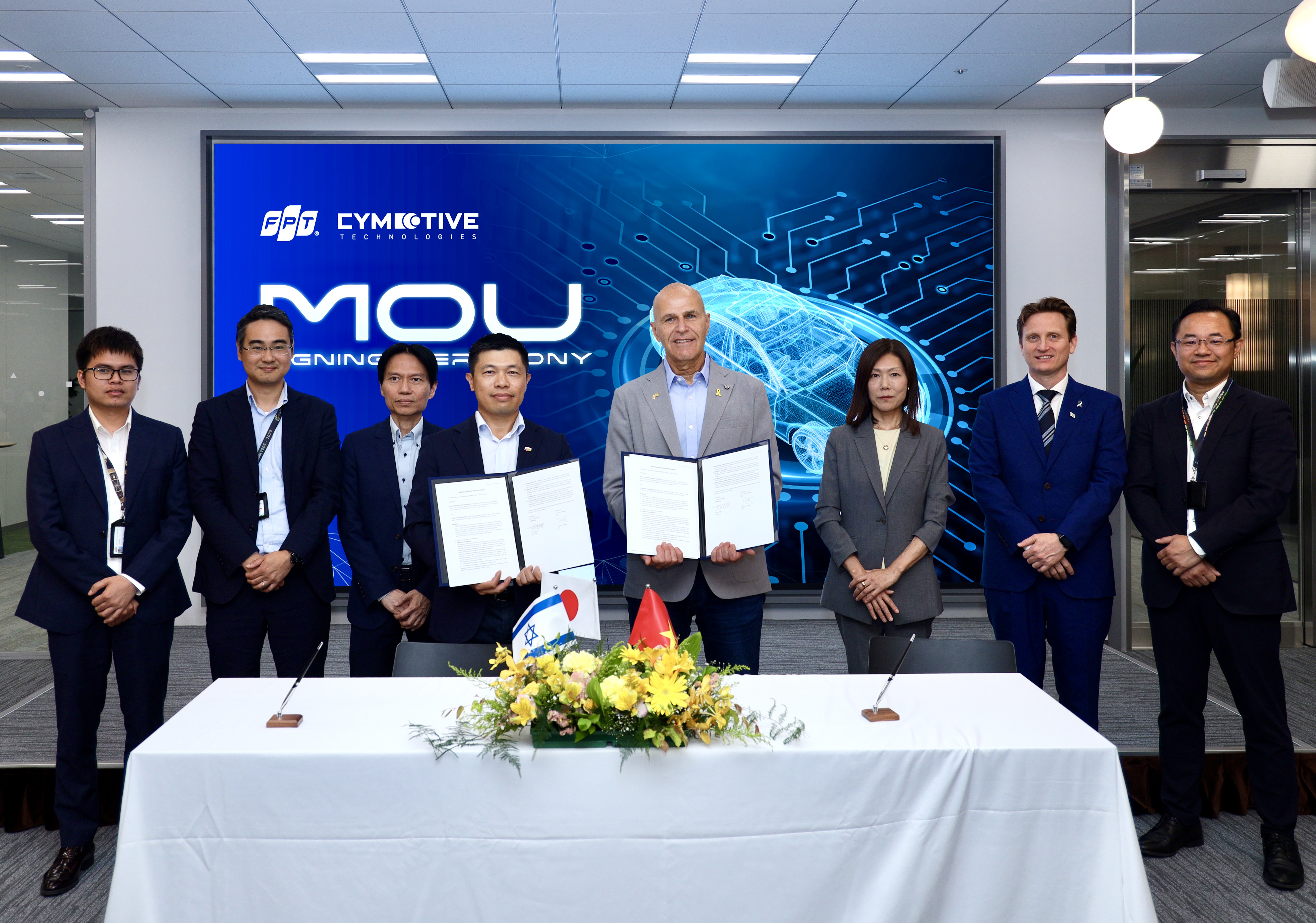 FPT and Cymotive sign a Memorandum of Understanding (MoU) to boost automotive cybersecurity partnership.