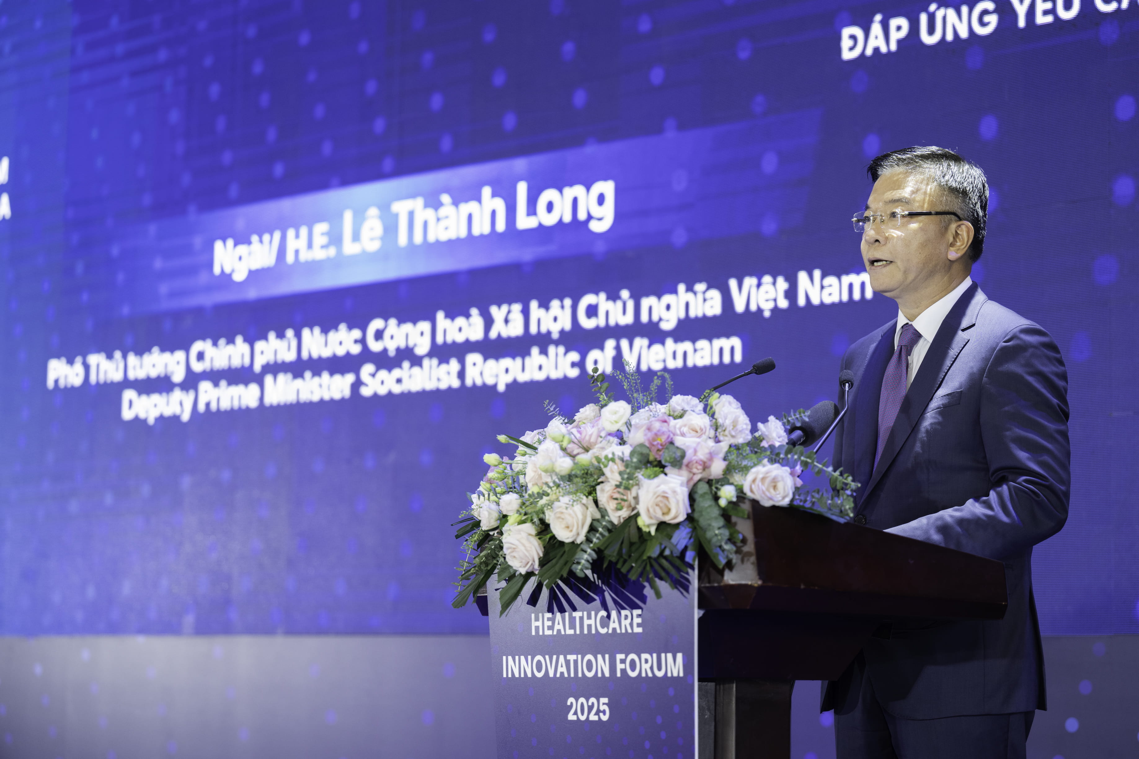 Tại HIF 2025, Phó Thủ tướng Lê Thành Long cho rằng chuyển đổi số y tế là một trong năm định hướng trọng tâm của ngành y tế Việt Nam.