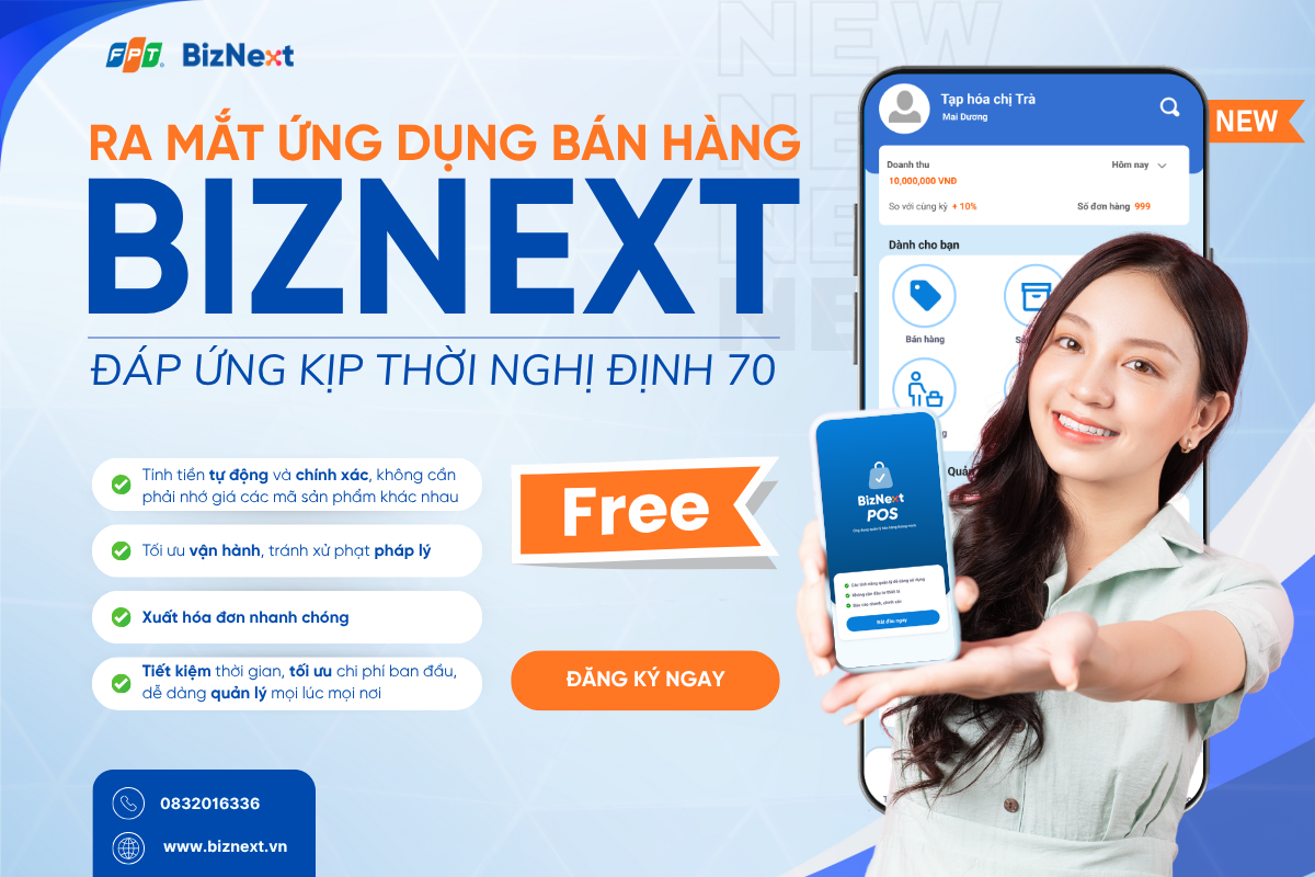 FPT officially launches BizNext - free sales management application, joining hands to promote private economic development