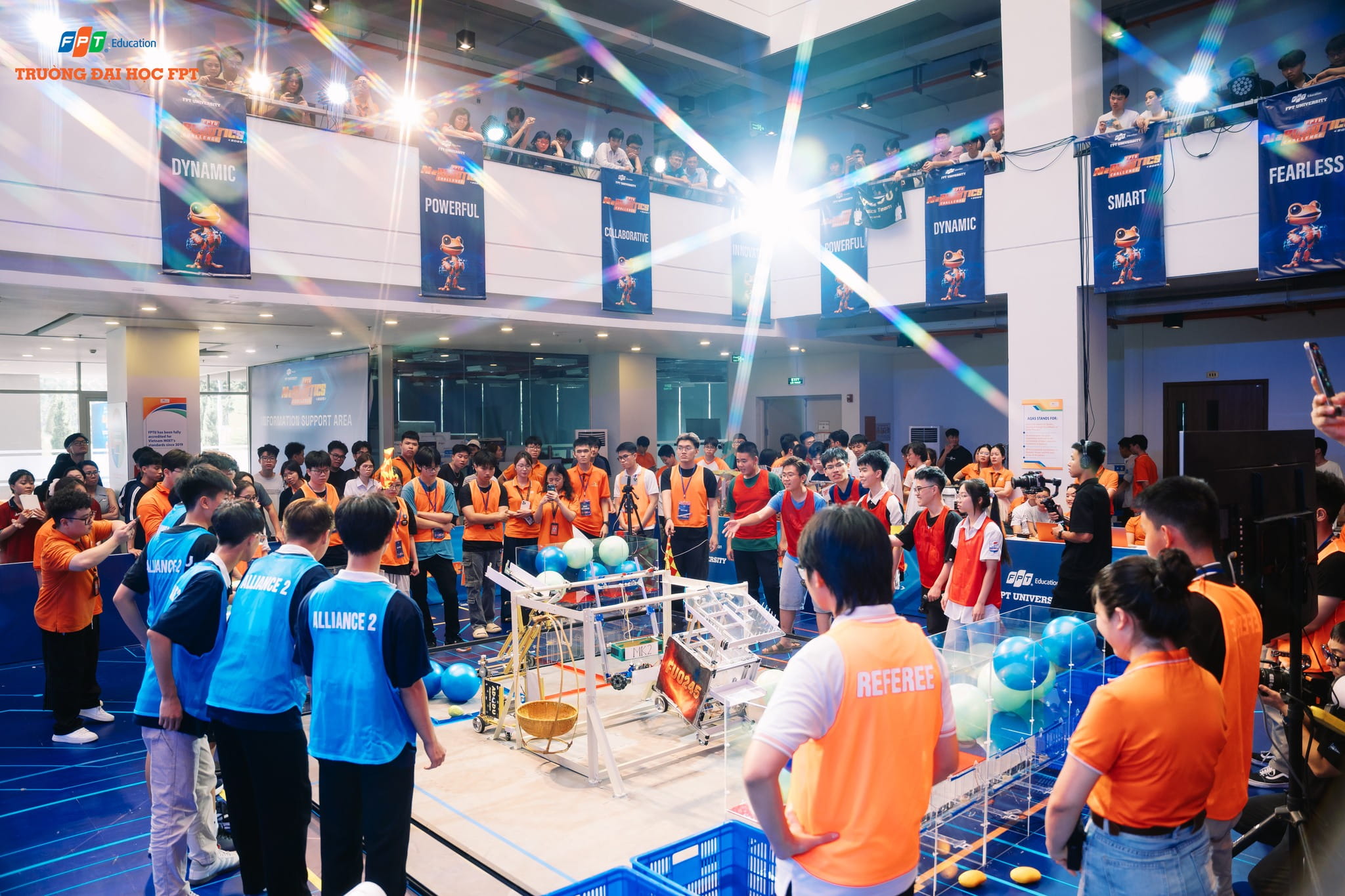 Robotics được đánh giá là vòng thi vô cùng kịch tính, gay cấn