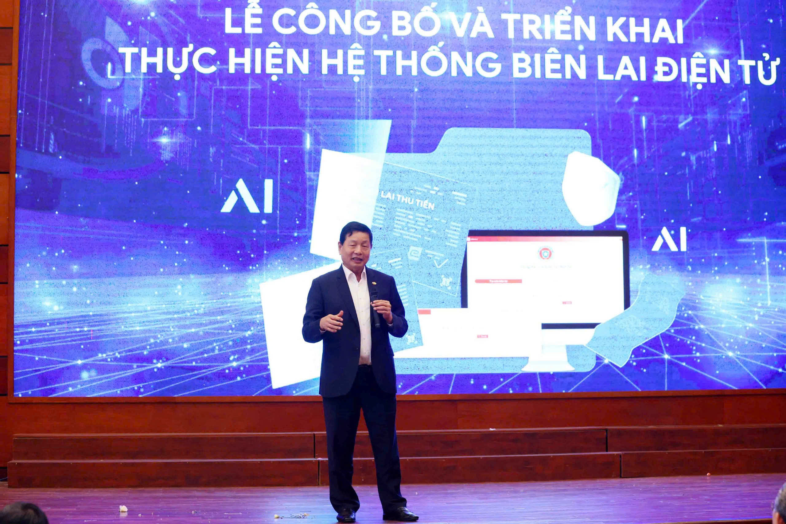 Ông Trương Gia Bình - Chủ tịch Tập đoàn FPT tin tưởng công nghệ số và AI có sức mạnh vượt trội để Bộ Tư pháp trở thành một trong những đơn vị hiện đại hàng đầu trong ngành Tư pháp thế giới