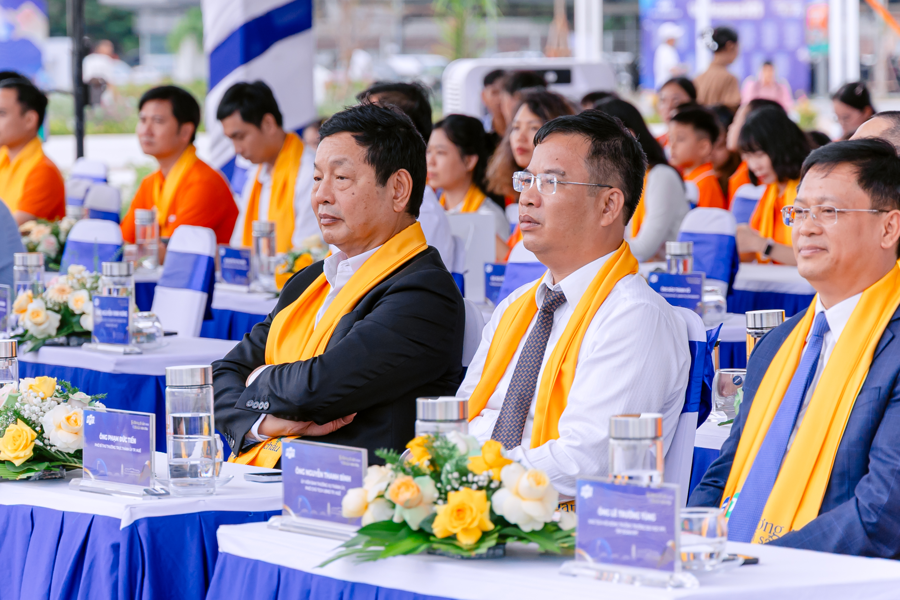 Lãnh đạo Thành phố Huế và lãnh đạo Tập đoàn FPT tại sự kiện