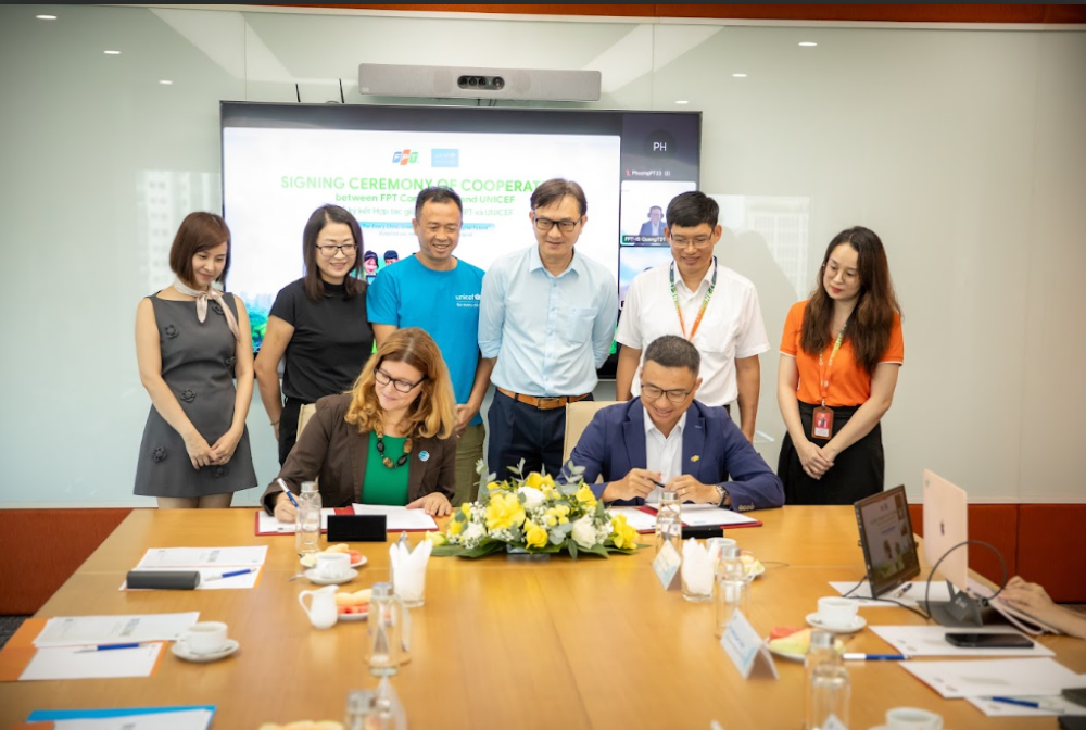 FPT continuously collaborates with international partners to promote effective green transformation.
