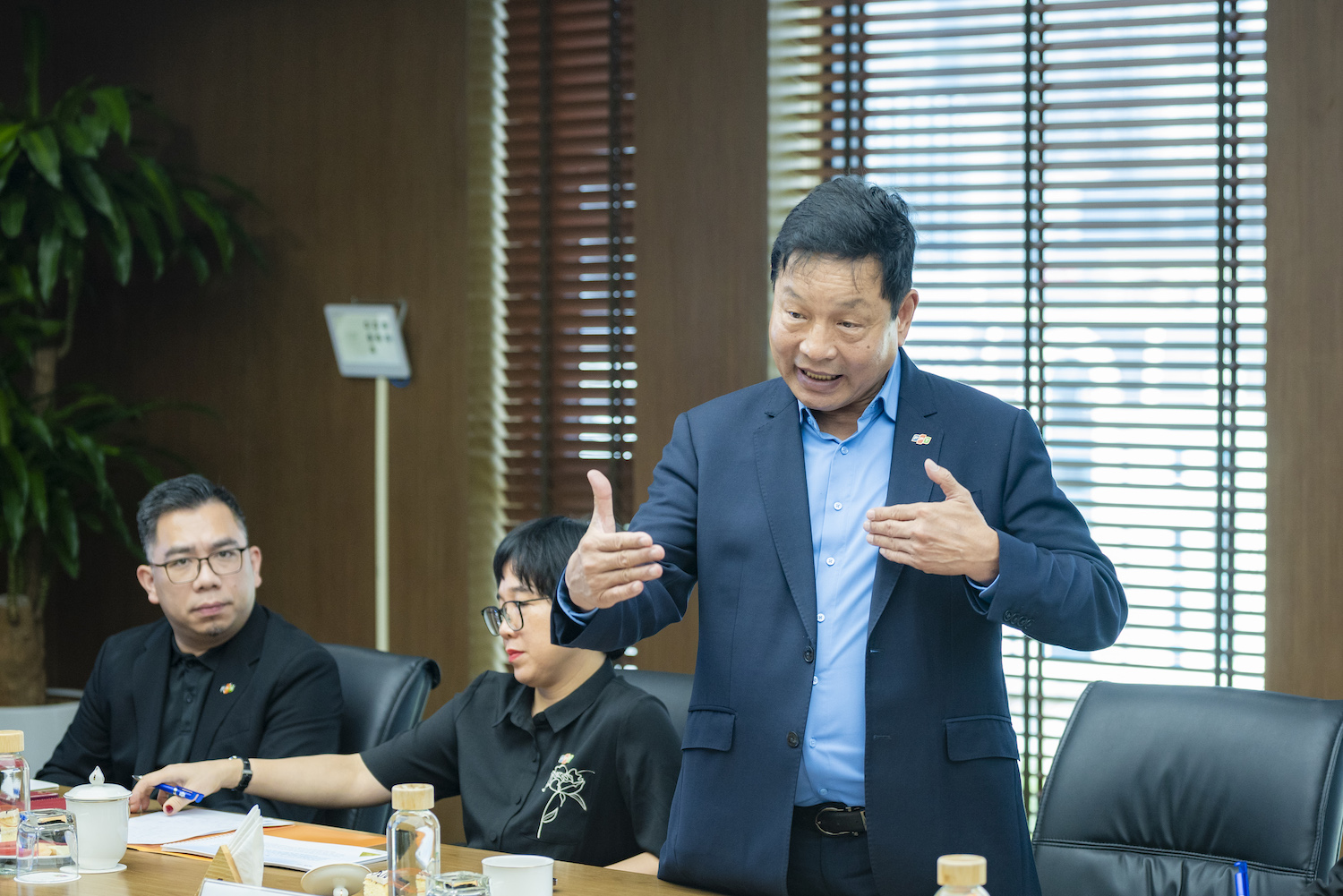Mr. Truong Gia Binh – Chairman of the Board of Directors of FPT Corporation speaking.