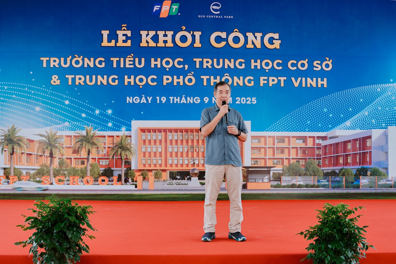 FPT khởi công trường phổ thông liên cấp đầu tiên tại Nghệ An